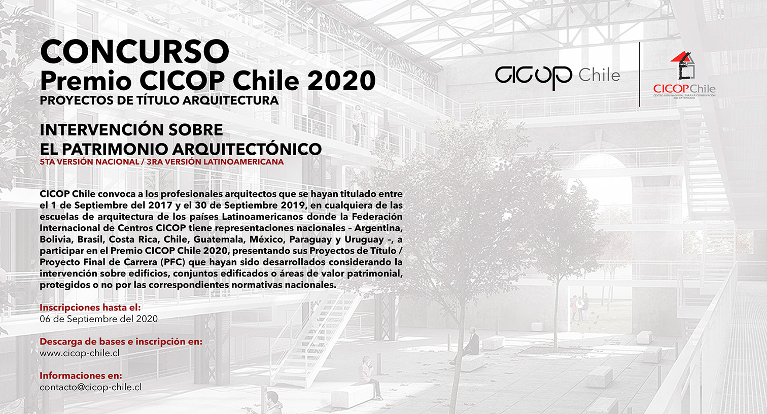 CONVOCATORIA “PREMIO CICOP CHILE 2020”
